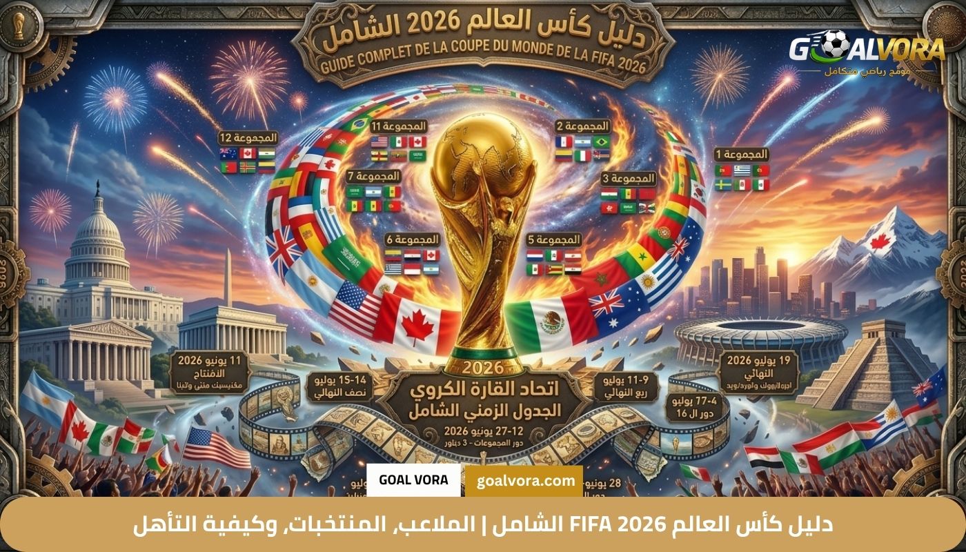 دليل كأس العالم FIFA 2026 الشامل