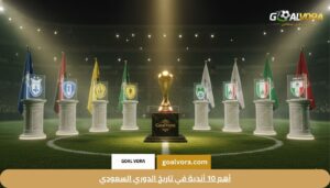 الدوري السعودي 2026: دليل جدول المباريات، الترتيب، وسجل البطولات التاريخي 1 أهم 10 أندية في تاريخ الدوري السعودي