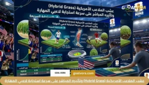 عشب الملاعب الأمريكية (Hybrid Grass) وتأثيره المباشر على سرعة استجابة لاعبي المهارة