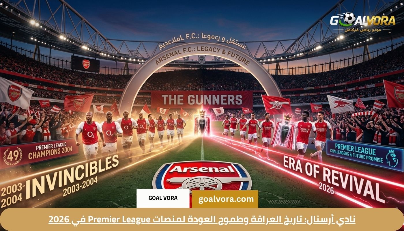 نادي أرسنال: تاريخ العراقة وطموح العودة لمنصات Premier League في 2026